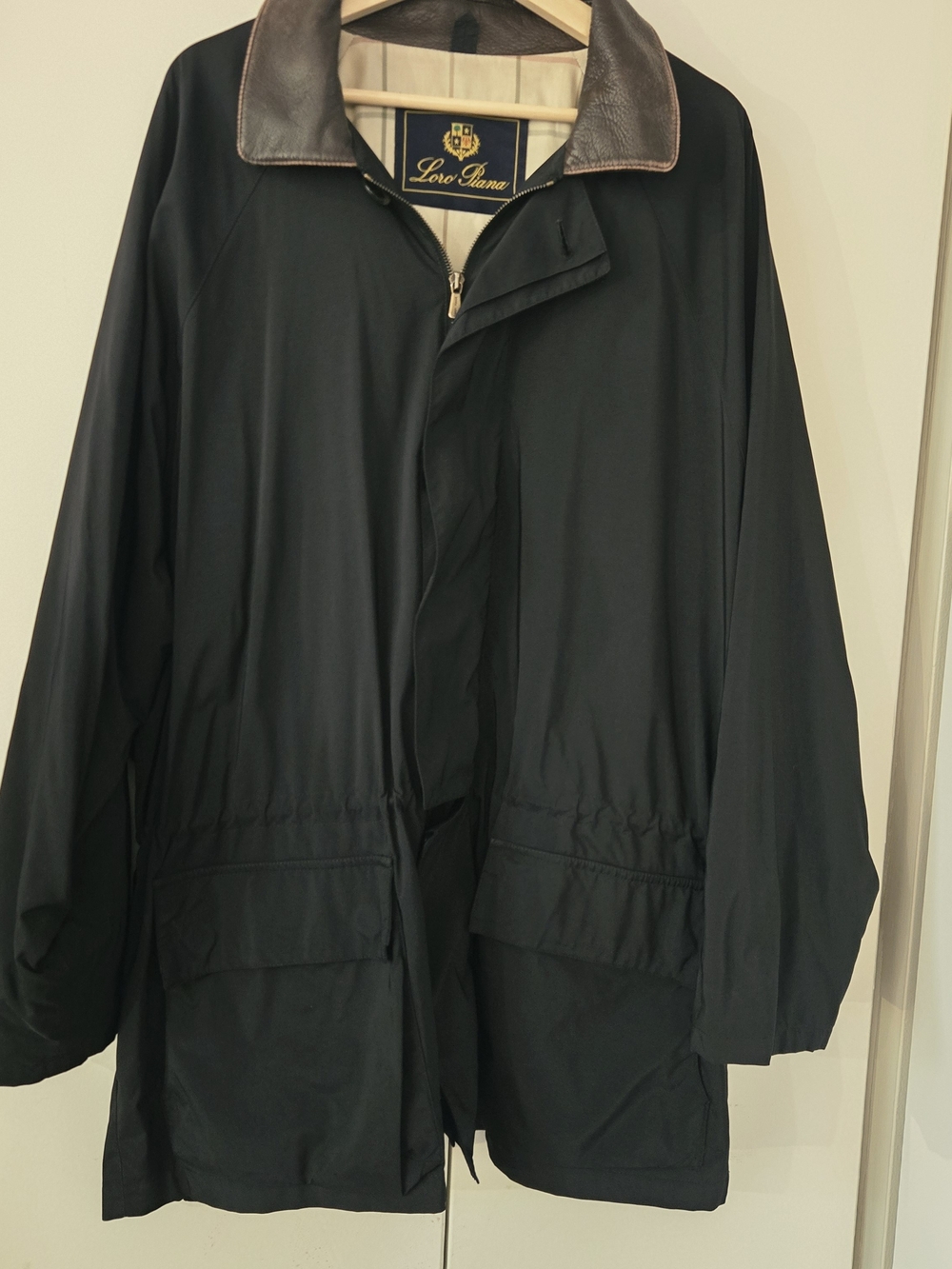 Vintage Loro Piana "Horsey" Jacket 1992 Olympics Edition - Size XXL - Navy/Black